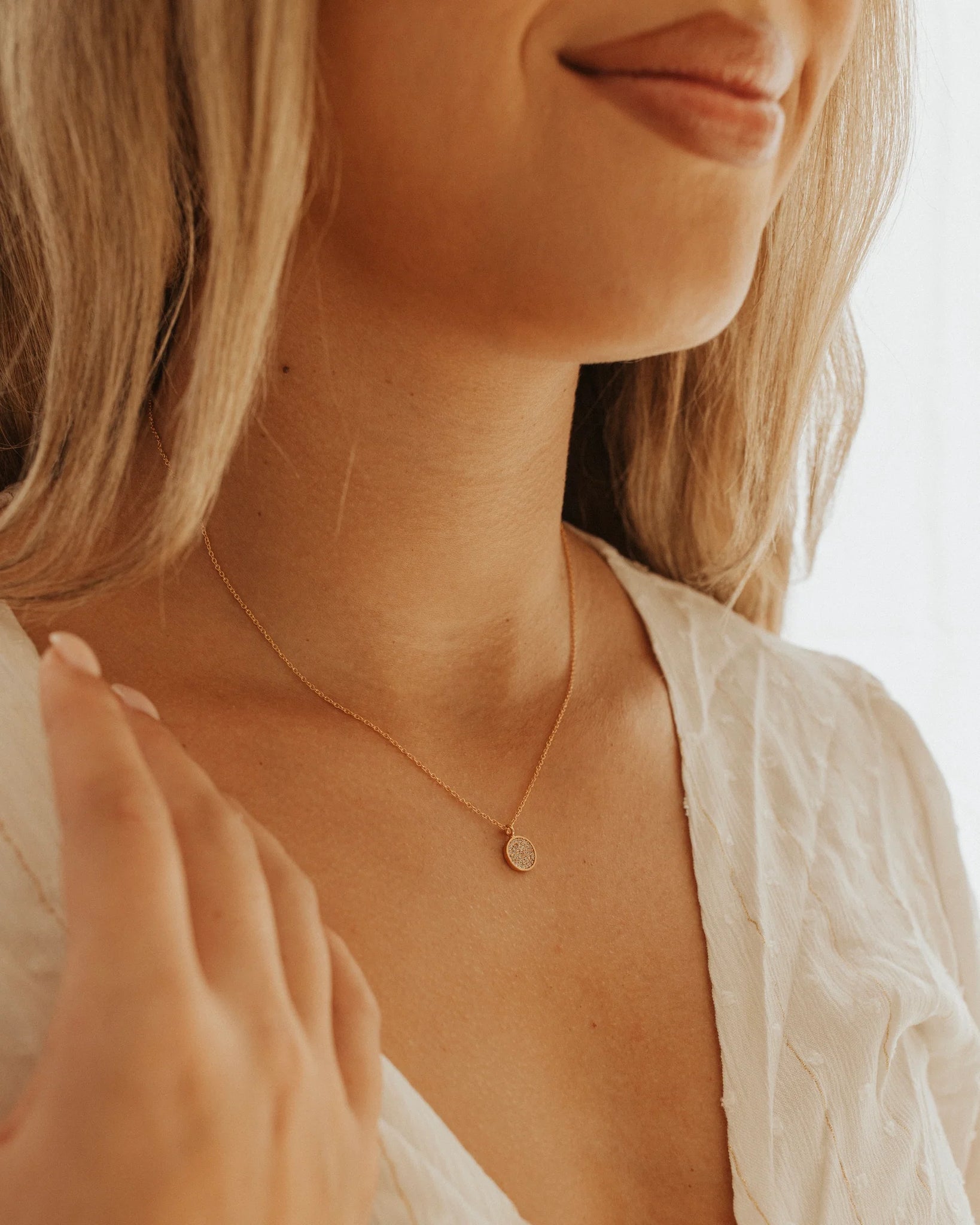 Poppy Necklace Silver - Falling for Dainty